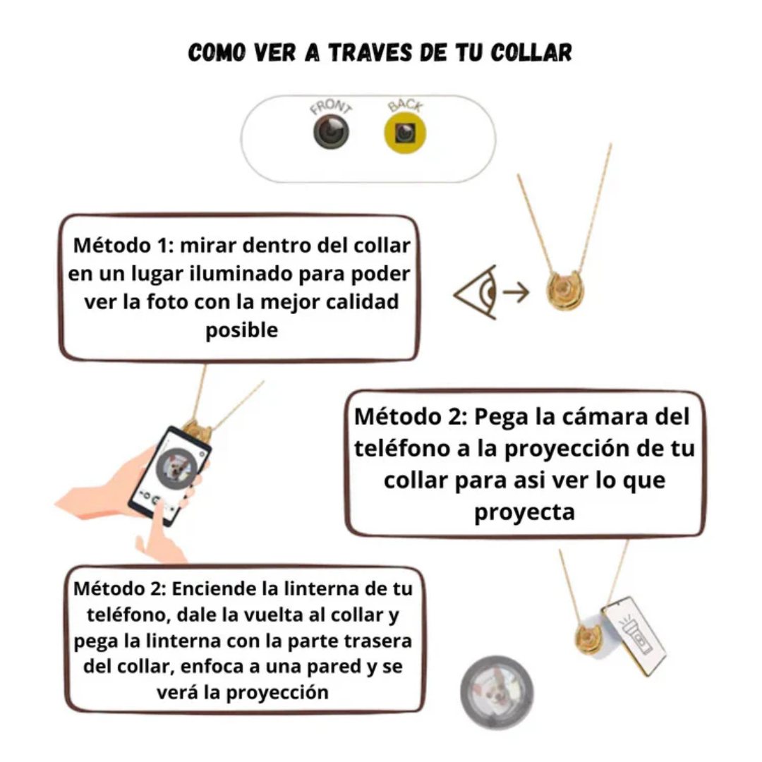 Collar Personalizado de Recuerdo Familiar